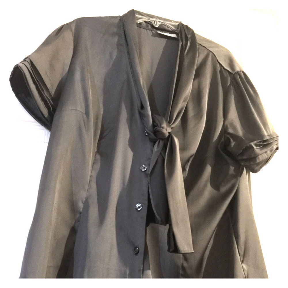 NY & Co short sleeve blouse #springcleaning